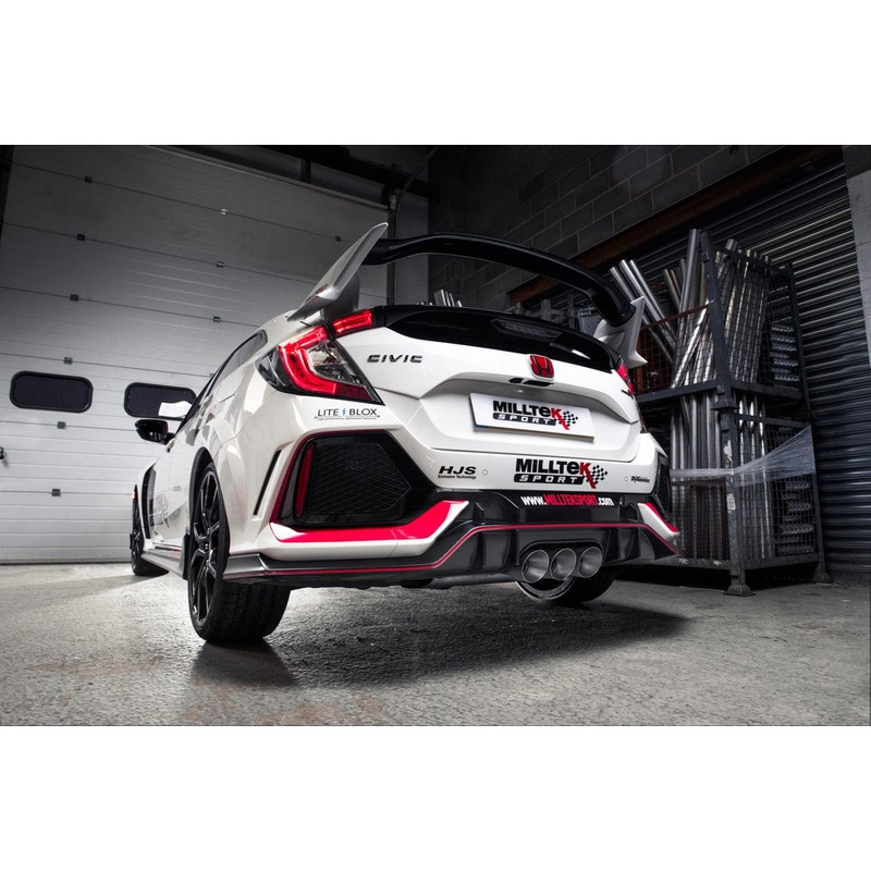 Milltek Cat Back Exhaust – Honda Civic Type R FK8 2.0 i-VTEC