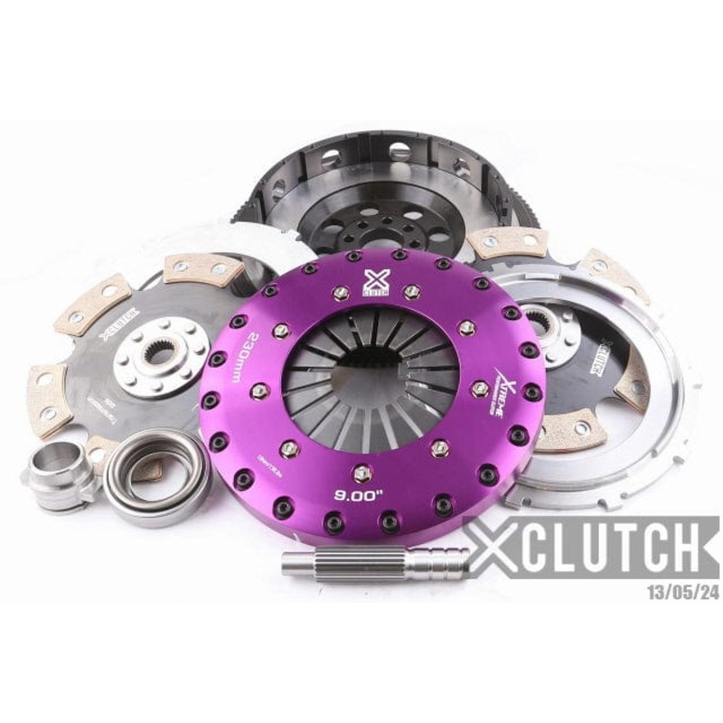 XClutch 90-96 Nissan 300ZX Turbo 3.0L 9in Twin Solid Ceramic Clutch Kit
