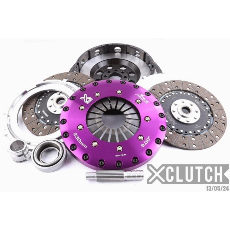 XClutch 90-96 Nissan 300ZX Turbo 3.0L 9in Twin Solid Organic Clutch Kit