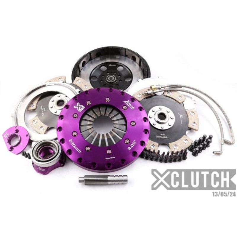 XClutch 91-92 Porsche 911 Turbo 3.3L 9in Twin Solid Ceramic Clutch Kit