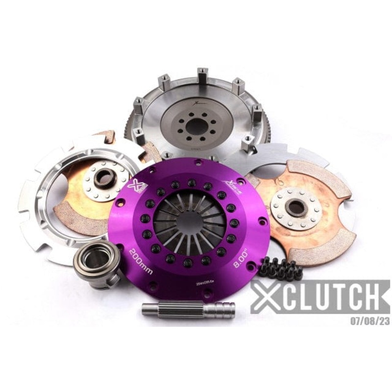 XClutch 91-98 Nissan 180SX S13 2.0L 8in Twin Solid Ceramic Clutch Kit