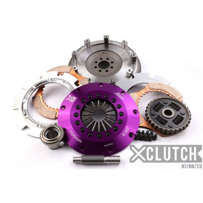 XClutch 91-98 Nissan 180SX S13 2.0L 8in Twin Sprung Ceramic Clutch Kit