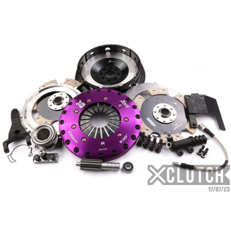 XClutch 93-95 Toyota Supra Twin Turbo 3.0L 9in Twin Solid Ceramic Clutch Kit