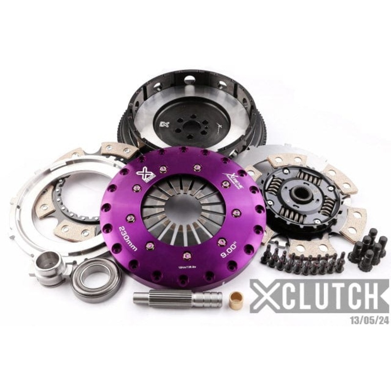 XClutch 89-94 Nissan Skyline GT-R 2.6L 9in Twin Sprung Ceramic Clutch Kit