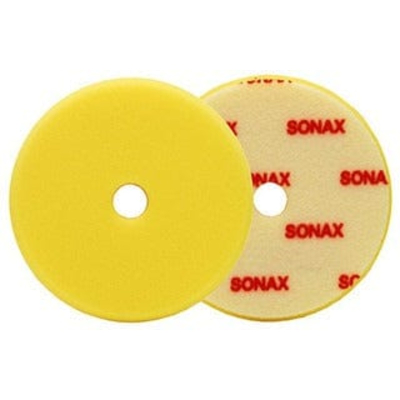 SONAX Yellow Dual Action Polishing Pad (5.75 inches / 143 mm)