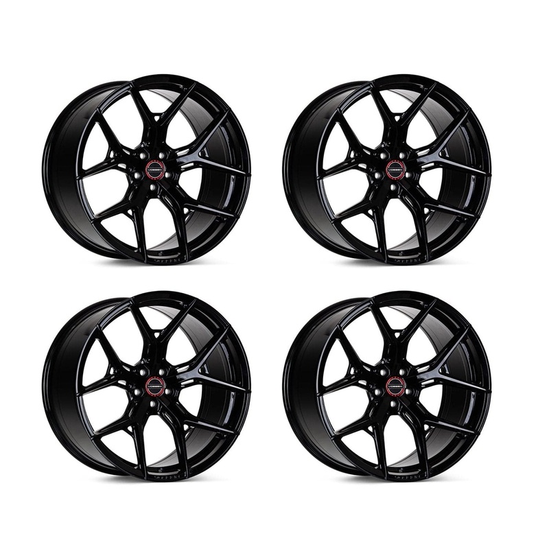 Vossen HF5 20″ 5×130 Gloss Black (Set of 4) (Clearance)