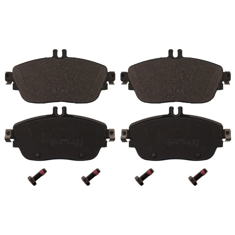 Brake Pad Set with Securing Bolts – Mercedes
