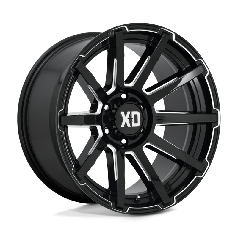 XD Wheels XD847 Outbreak 22″ 5×127 Gloss Black Milled