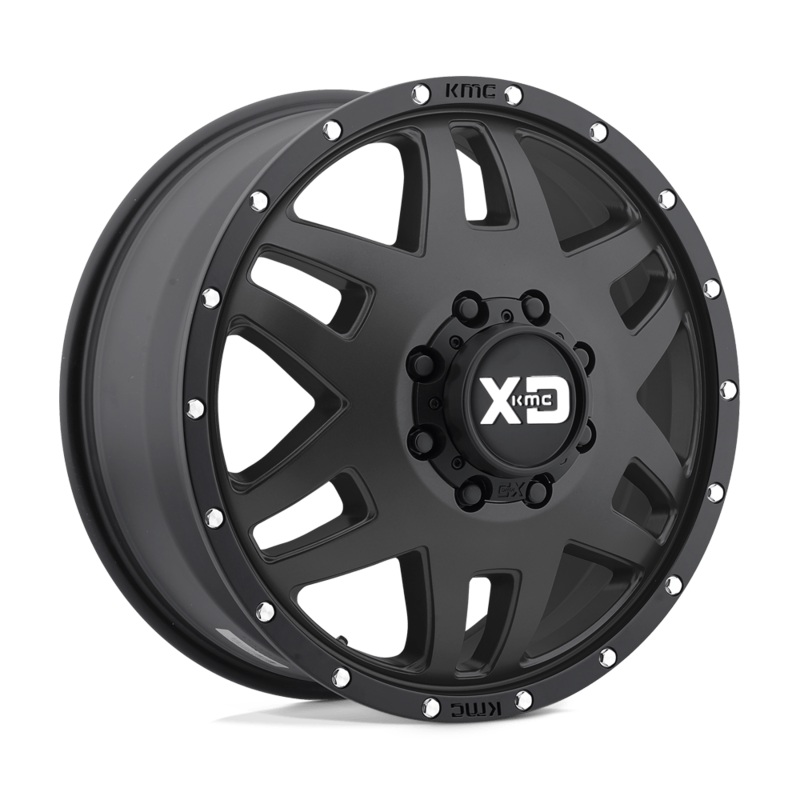 XD Wheels XD130 Machete Dually 17″ 8×200 Satin Black With Reinforcing Ring