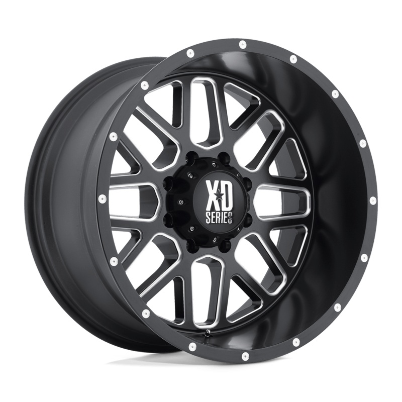 XD Wheels XD820 Grenade 20″ 5×127 Satin Black Milled