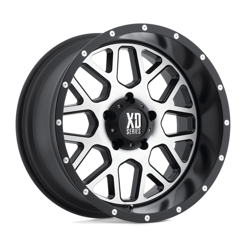 XD Wheels XD820 Grenade 22″ 8×170 Satin Black Machined Face