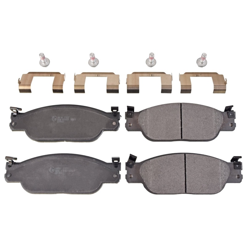 Brake Pad Set with Fastening Material – Jaguar