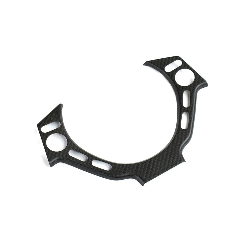 AutoTecknic Dry Carbon Fiber Steering Wheel Trim – Nissan R35 GTR