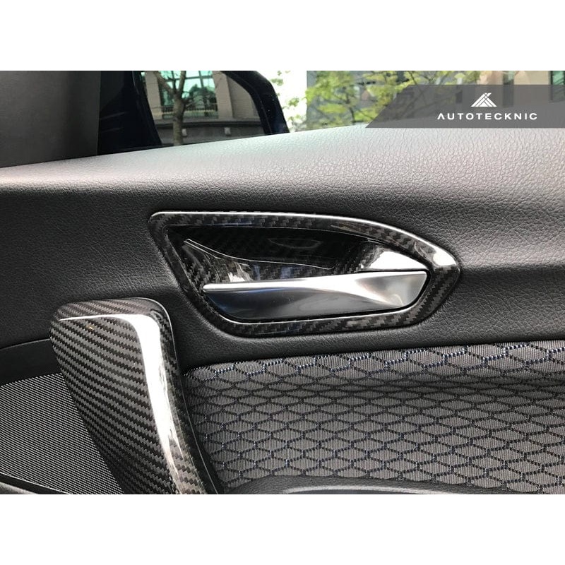 AutoTecknic Dry Carbon Interior Door Handle Trim Set – F87 M2 | F22 2-Series | F20 1-Series