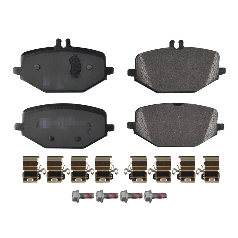 Brake Pad Set with Fastening Material – Mercedes