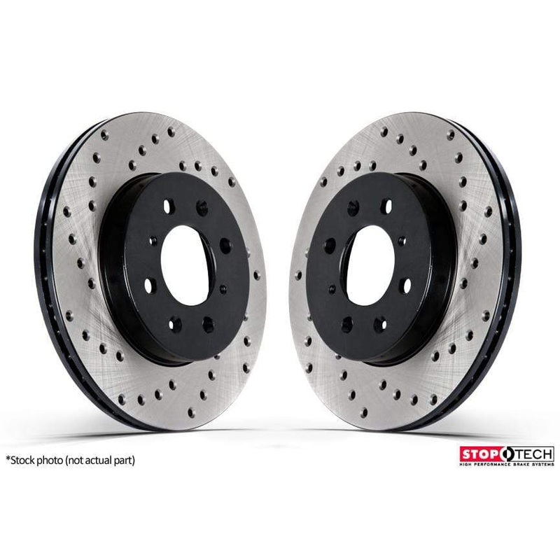 Rear Stoptech Cross Drilled Rotors – Set of 2 Rotors (272×10)
