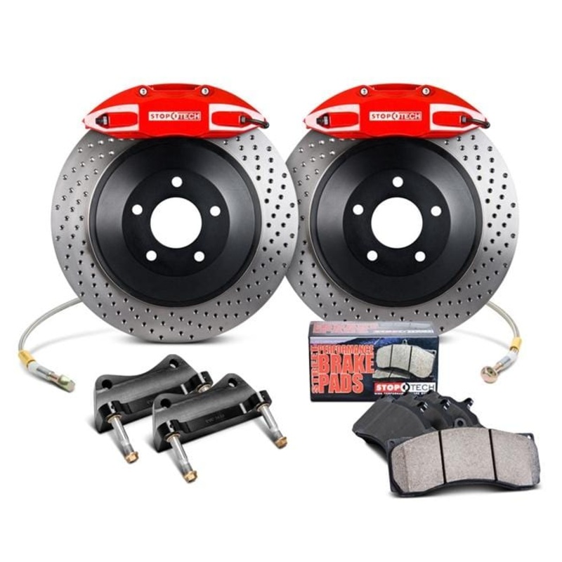 StopTech 328mm ST-41 Front Big Brake Kit for VW Mk5 | Mk6 Golf | GTi | Jetta | A3