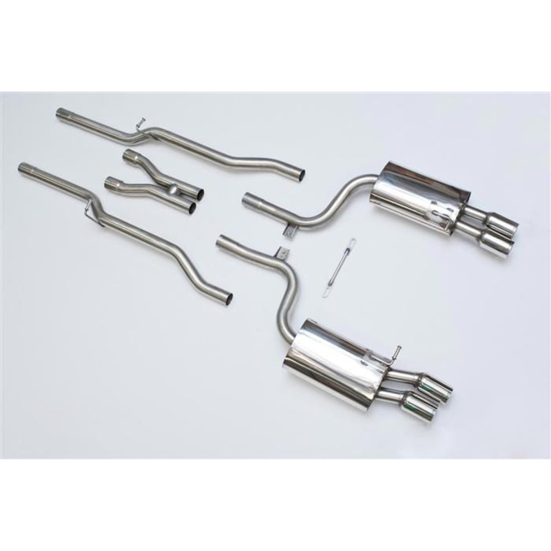 Milltek Dual 2.25″ Cat-back Exhaust – Audi B7 S4 4.2L V8