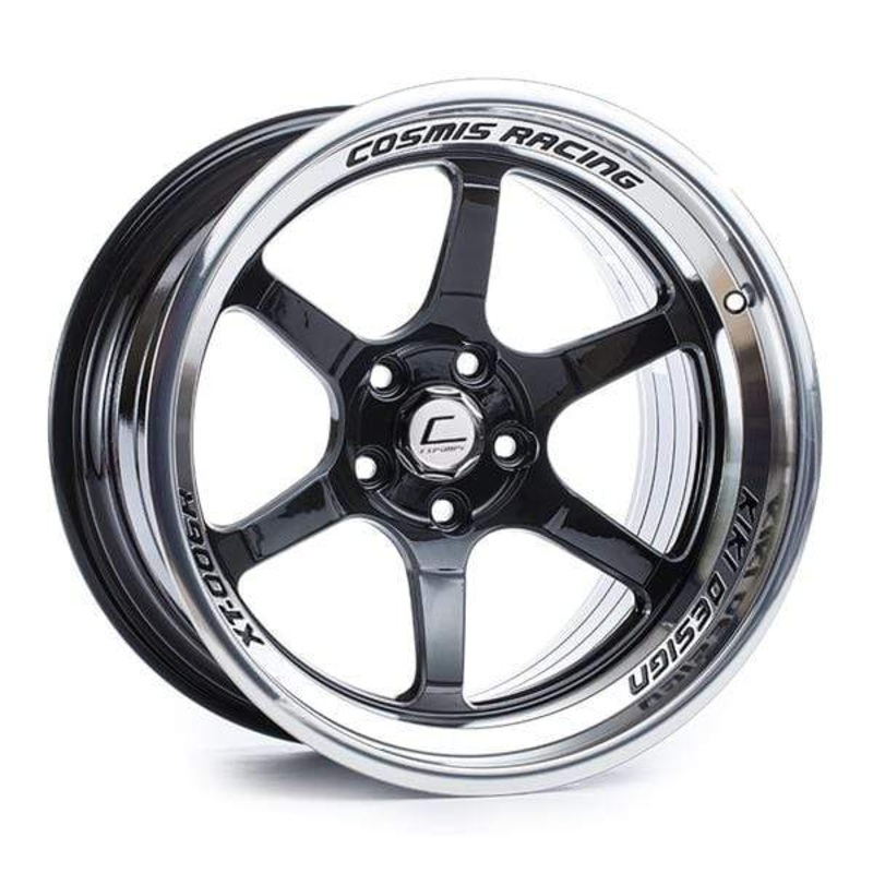 Cosmis Racing XT-006R Black w/ Machined Lip Wheel 18×11 +8mm 5×114.3