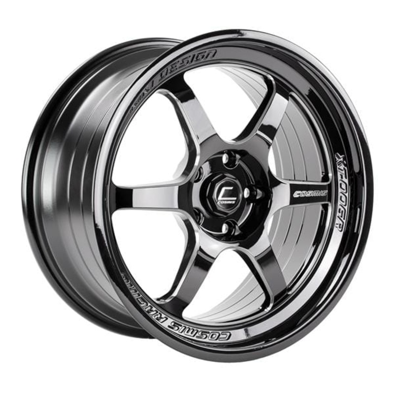 Cosmis Racing XT-006R Black w/ Machined Spokes Wheel 18×9 +30mm 5×114.3