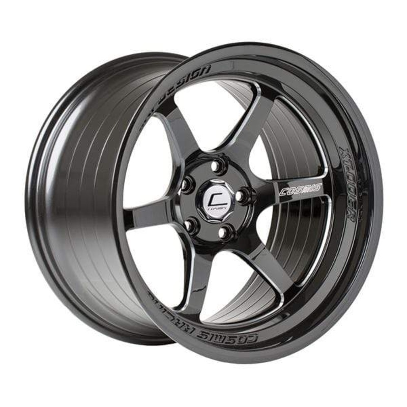 Cosmis Racing XT-006R Black w/ Machined Spokes Wheel 18×9.5 +10mm 5×114.3