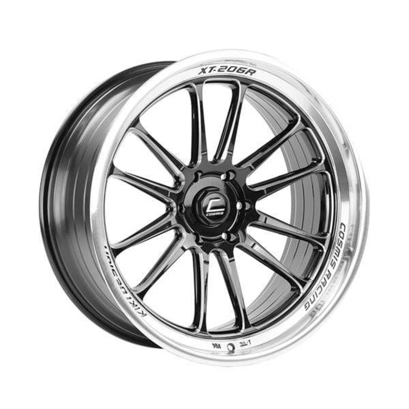 Cosmis Racing XT-206R Black w/ Machined Lip + Spokes Wheel 22×10 +0mm 6139.7