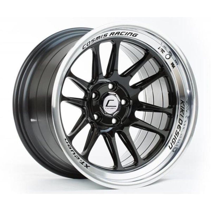 Cosmis Racing XT-206R Black w/ Machined Lip Wheel 18×11 +8mm 5×114.3