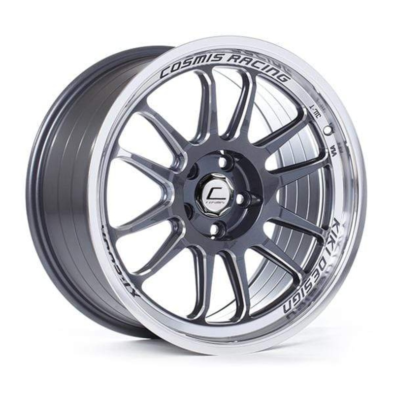 Cosmis Racing XT-206R Gun Metal w/ Machined Lip Wheel 17×8 +30mm 5×100