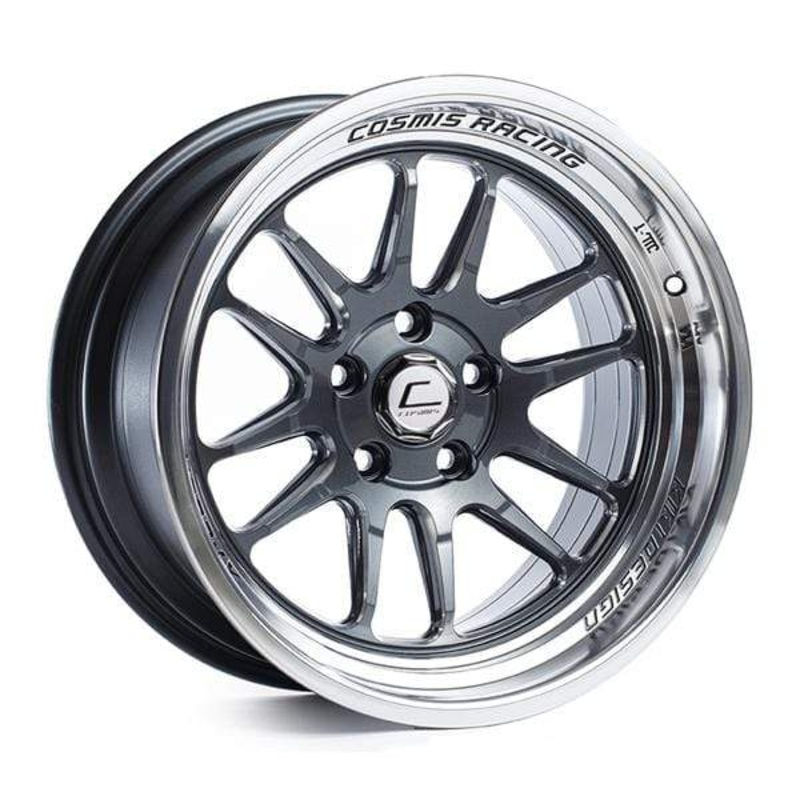 Cosmis Racing XT-206R Gun Metal w/ Machined Lip Wheel 18×9.5 +10mm 5×114.3