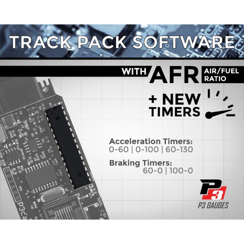 P3 Upgrade Chip – TRACK PACK software – P3 V2 Gauges