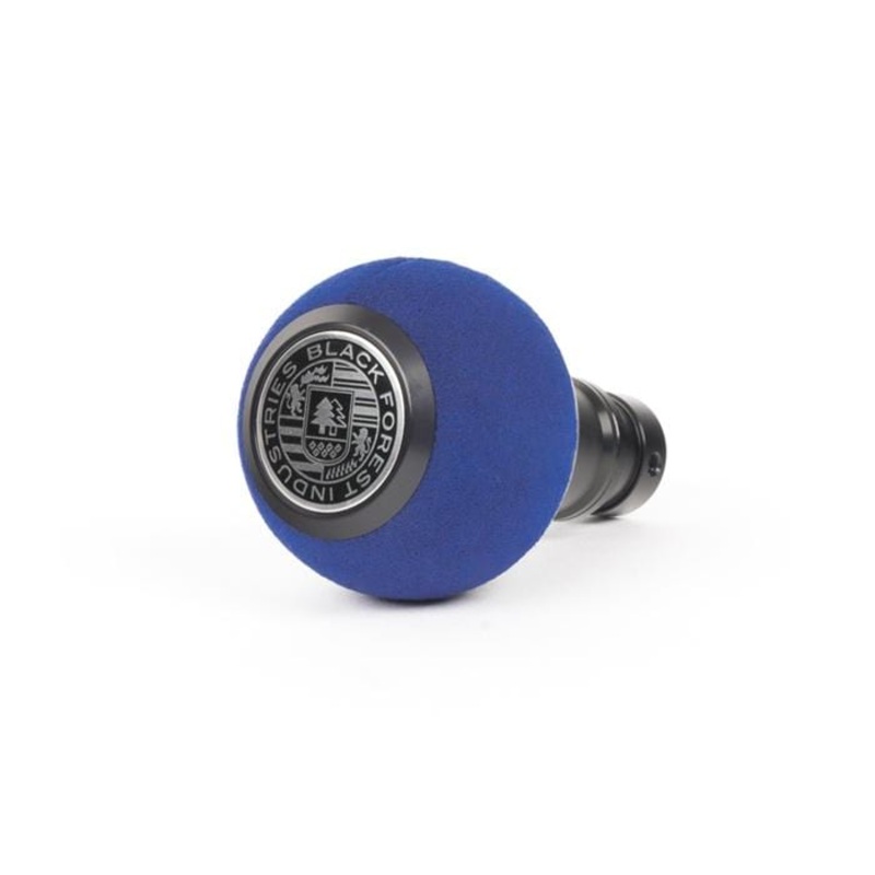 BFI Heavy Weight Shift Knob – Blue Alcantara | Black Anodized (VW/Audi DSG & Automatic)