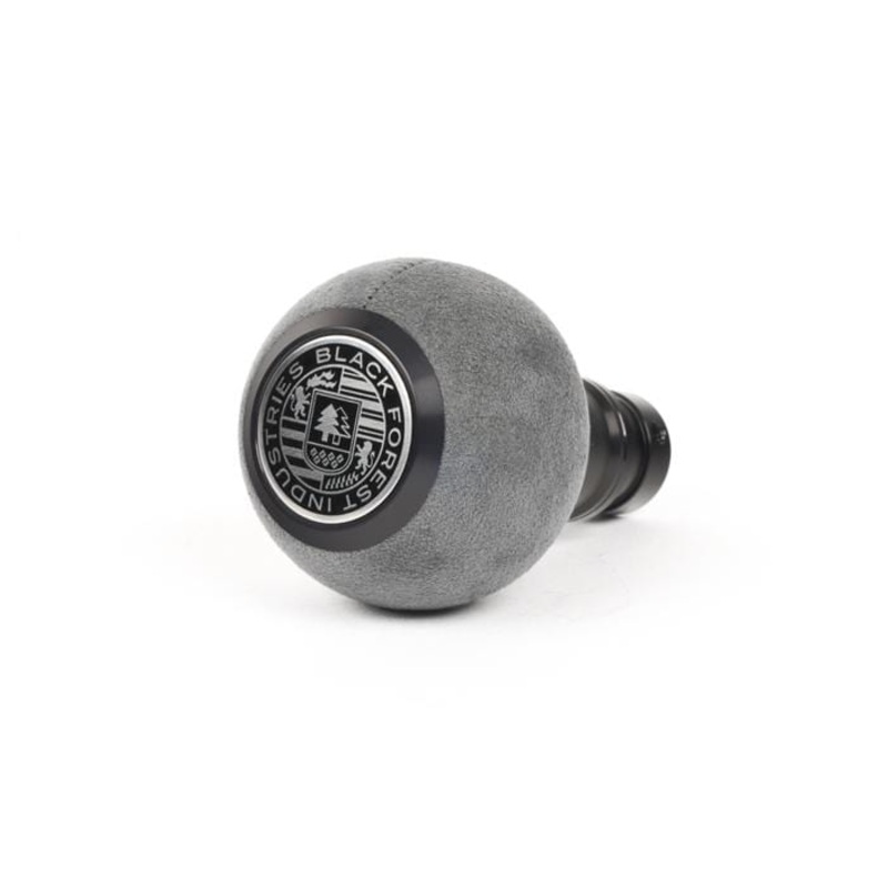 BFI Heavy Weight Shift Knob – Gray Alcantara/Black Anodized (BMW Fitment)