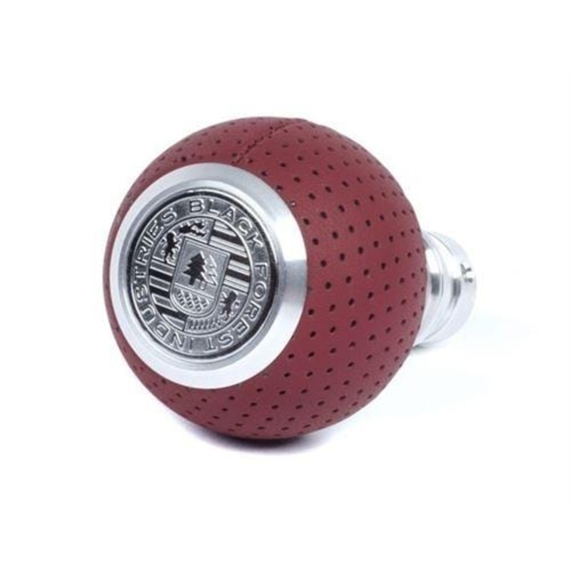 BFI Heavy Weight Shift Knob – Magma Red Air Leather (991+ Porsche Fitment)
