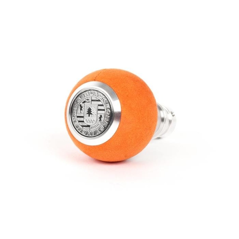 BFI Heavy Weight Shift Knob – Orange Alcantara (BMW Fitment)