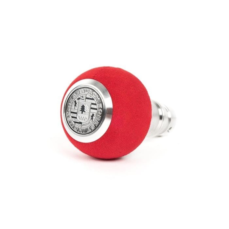BFI Heavy Weight Shift Knob – Red Alcantara (VW/Audi DSG & Automatic)