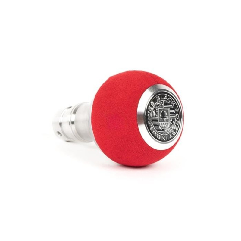 BFI Heavy Weight Shift Knob – Red Alcantara (VW/Audi Fitment)