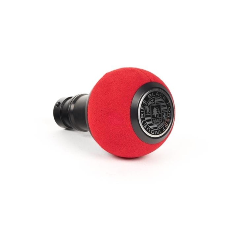 BFI Heavy Weight Shift Knob SCHWARZ – Red Alcantara (VW/Audi Manual Fitment)