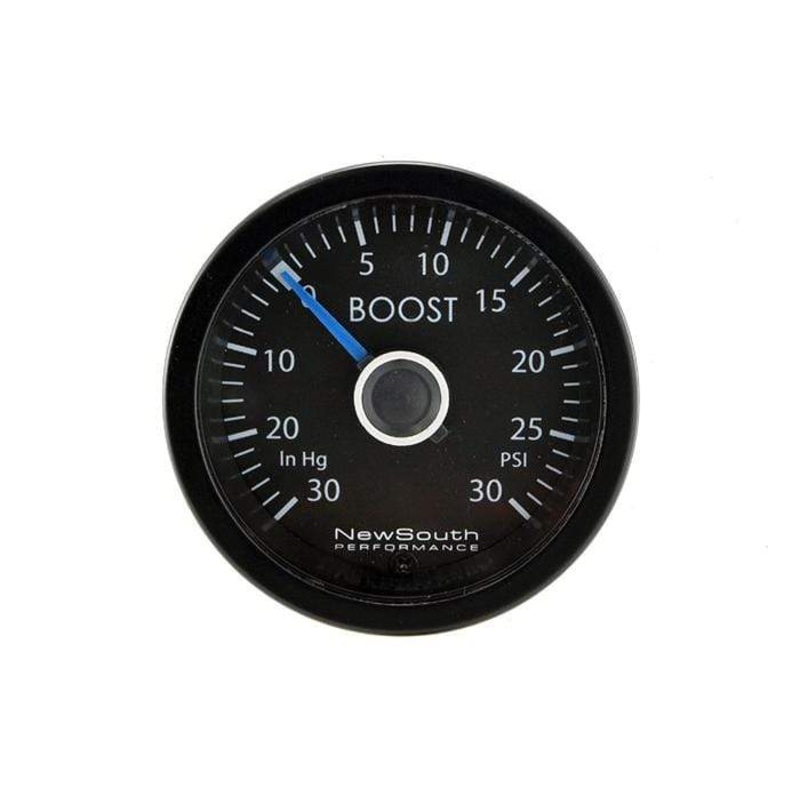Mk7 Golf R White Boost Gauge w/Blue Needle