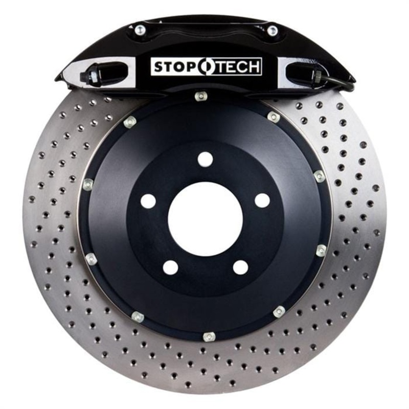 STOPTECH BIG BRAKE KIT – BLACK – ST-40 – 355X32MM – FRONT – CROSS DRILLED
