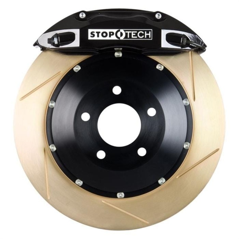 STOPTECH BIG BRAKE KIT – BLACK – ST-40 – 355X32MM – FRONT – SLOTTED – ZINC PLATED