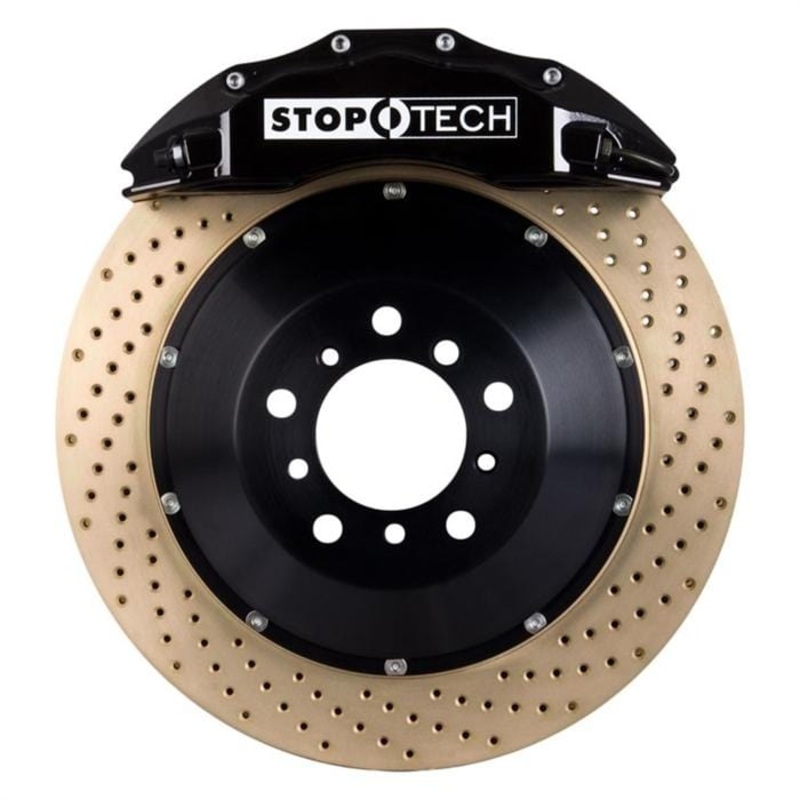 STOPTECH BIG BRAKE KIT – BLACK – ST-60 – 355X35MM – FRONT – CROSS DRILLED – ZINC PLATED
