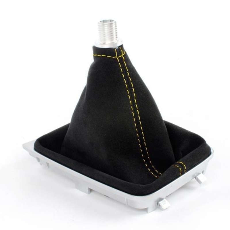 BFI MK5 / MK6 DSG / Automatic Shift Boot – Alcantara (YELLOW STITCHING)