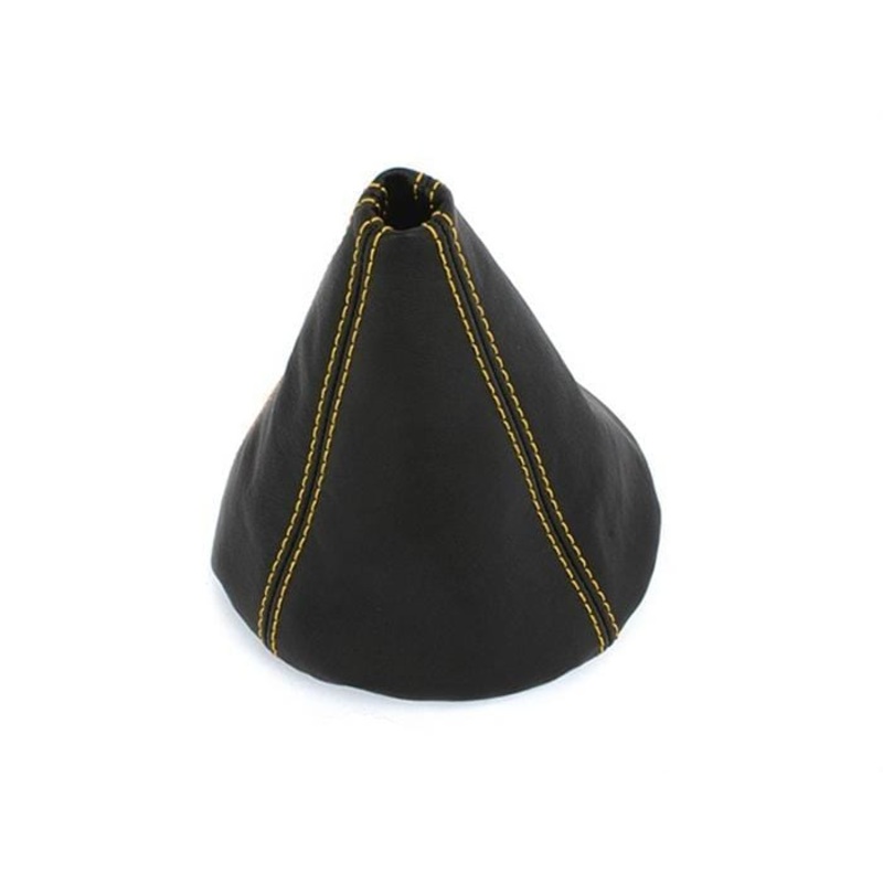 BFI MK5 / MK6 DSG / Automatic Shift Boot – Leather (YELLOW STITCHING)