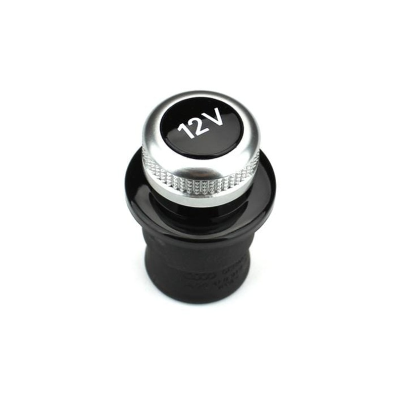 Cigarette Lighter 12v Dummy Cover with Chrome Trim