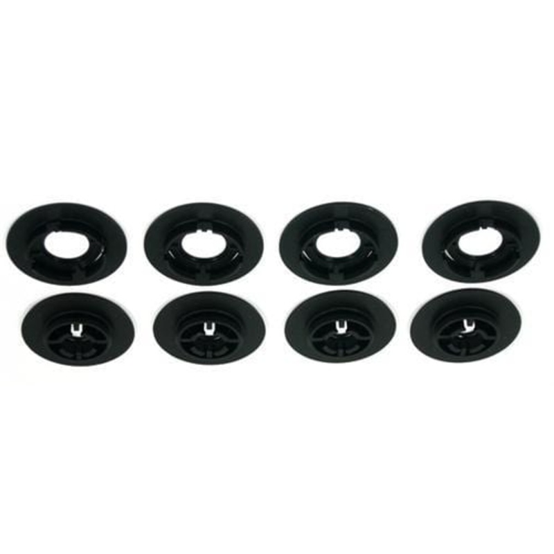 Round Floor Mat Securing Hardware Set – Black