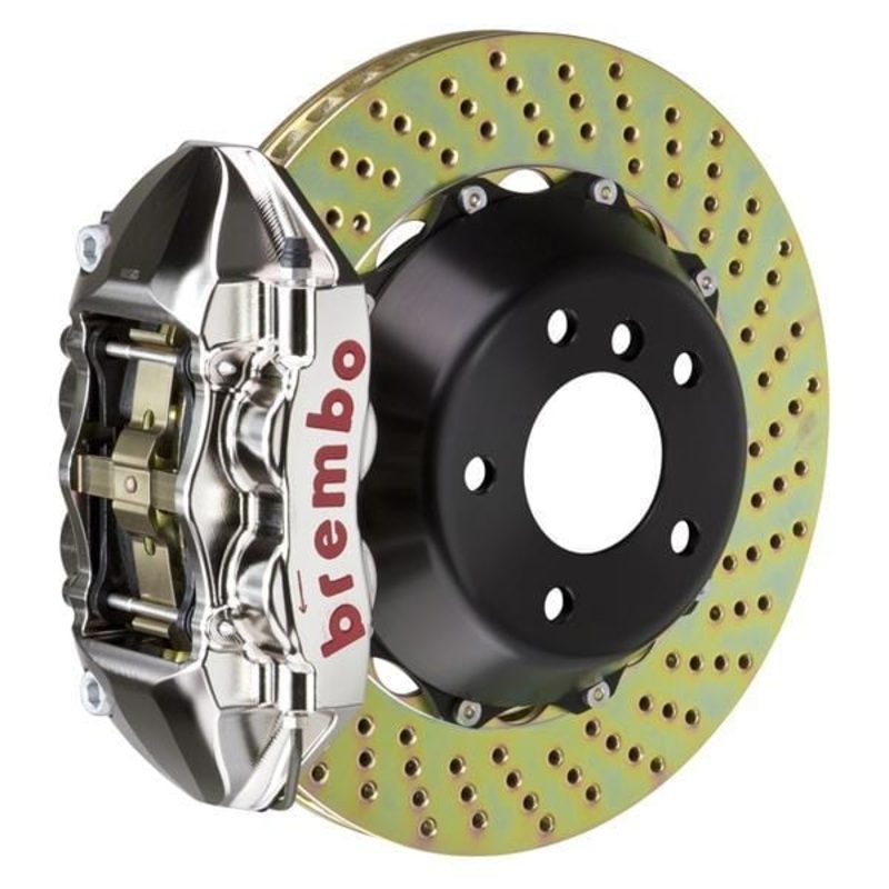 Brembo GT-R Systems 365×29 2-Piece 4-Piston Nickel Plated Drilled Front