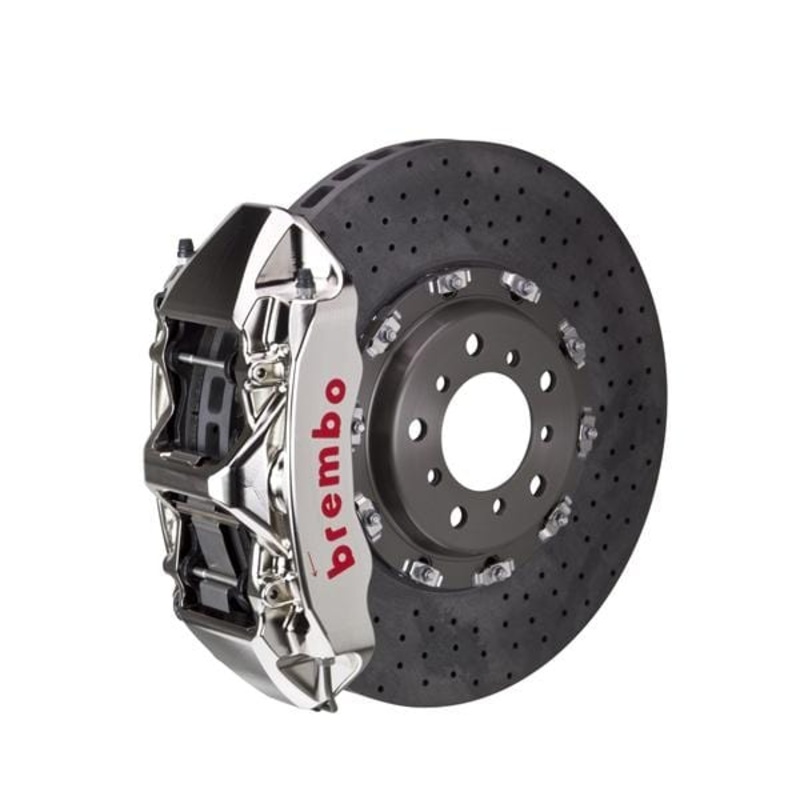 Brembo GT-R CCM-R Systems 380×34 CCM-R 6-Piston Nickel Plated Drilled Front