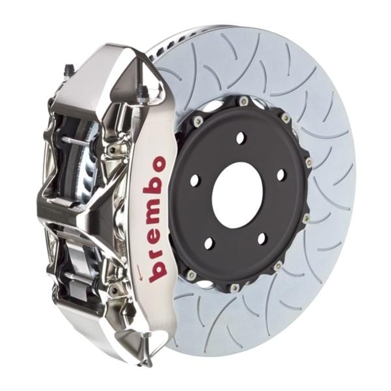 Brembo GT-R Systems 350×34 2-Piece 6-Piston Nickel Plated Slotted Type-3 Front