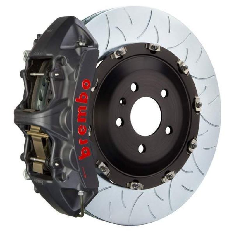 Brembo GT-S Systems 350×34 2-Piece 6-Piston Hard Anodized Slotted Type-3 Front