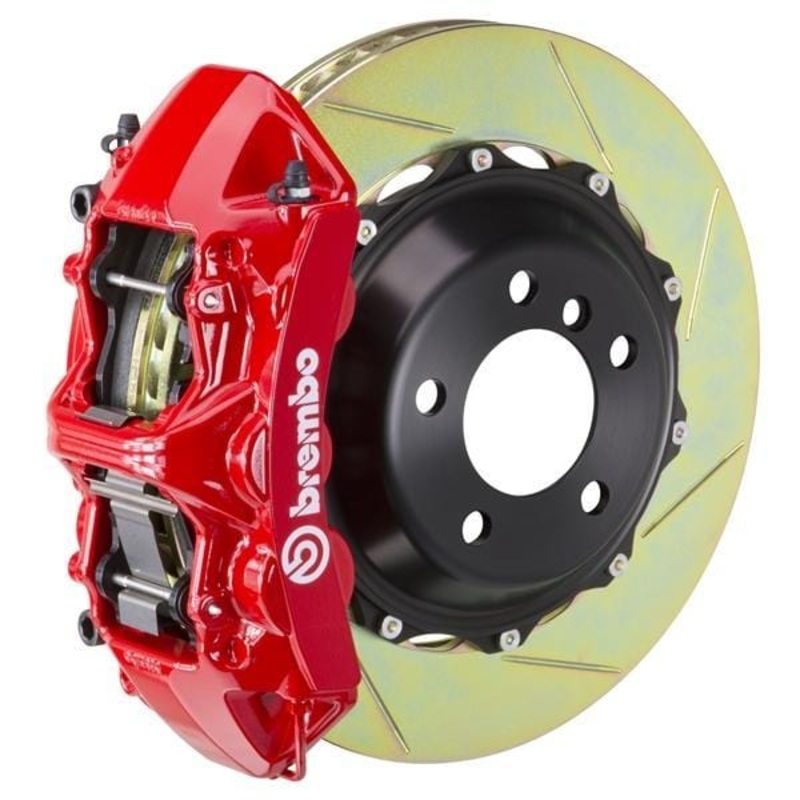 Brembo GT Systems 355×32 2-Piece 6-Piston Red Slotted Front